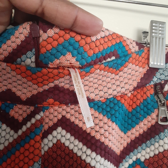 Free People| Floyd Chevron High Waist Shorts - Picture 3 of 8